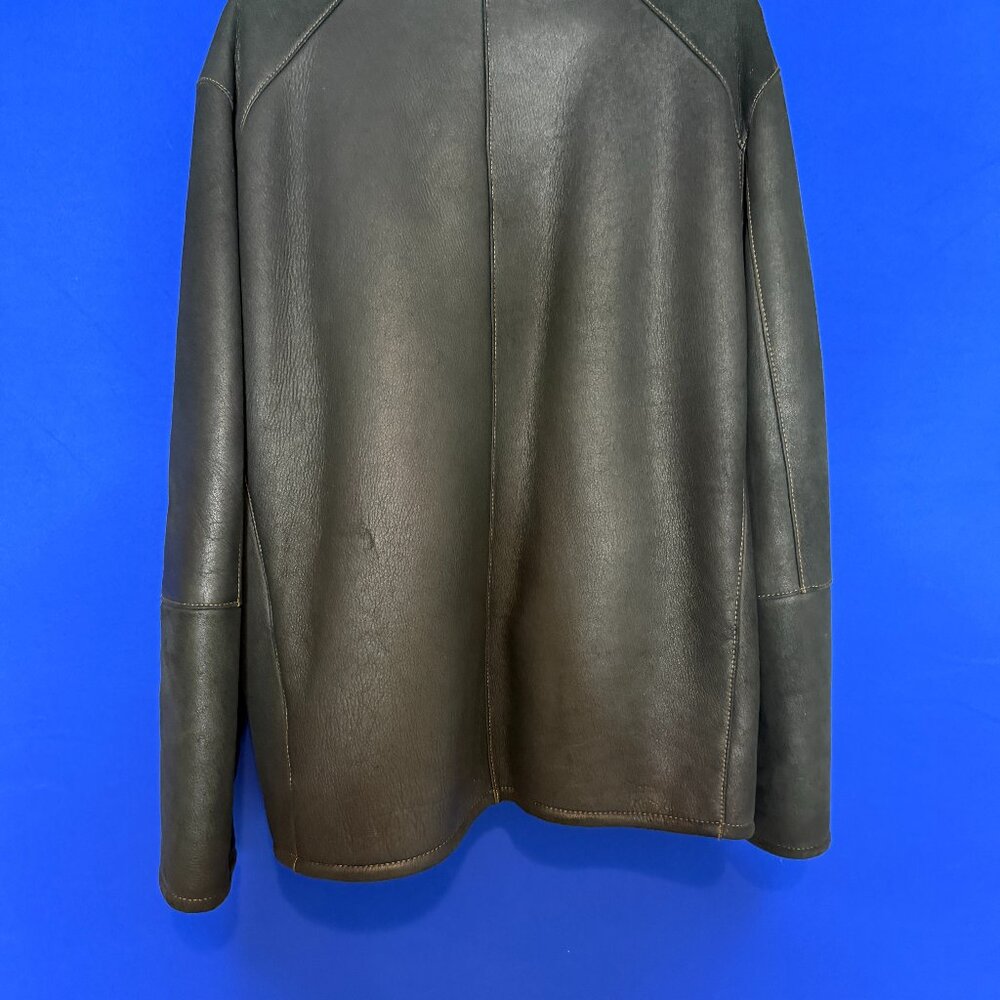 Andrew Marc Men's Shearling-lined Leather Jacket - LARGE - Picture 8 of 8